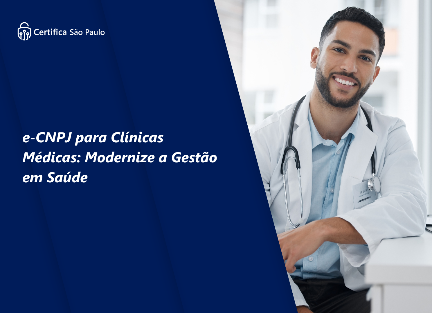 O e-CNPJ para clínicas médicas é vital para a gestão segura de prontuários eletrônicos e emissão de NFS-e. Modernize seu consultóri